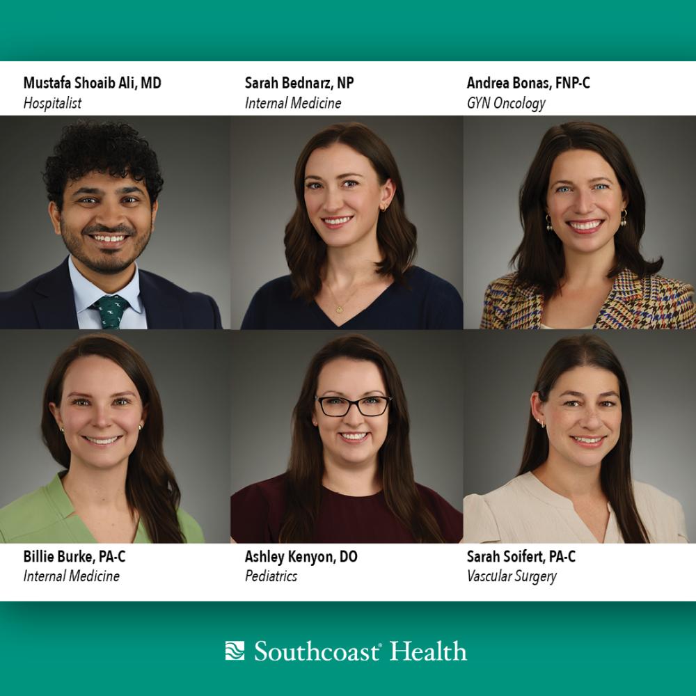 Southcoast Health Six New Providers to Various Specialties