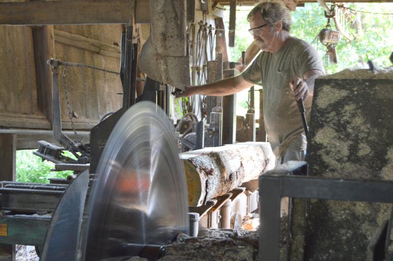 Familyoperated sawmill slices logs into potential projects Dartmouth