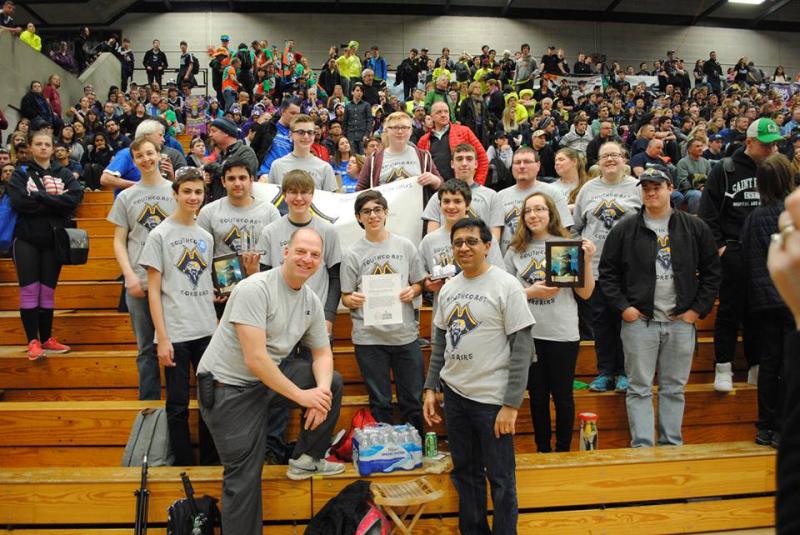 Rookie team the SouthCoast Corsairs advanced to the next event in the FIRST Robotics Competition. COURTESY SOUTHCOAST CORSAIRS