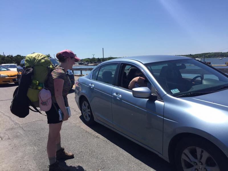 Traffic accrues as the bridge allows boats to pass, so Richards fields questions and invites locals to the show. BY ANGIE HILSMAN