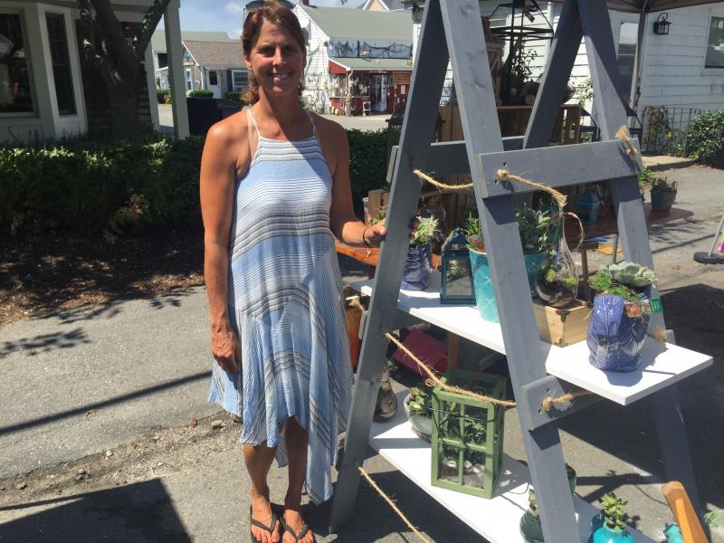 Natalie Sine can also be seen at the St. Peter's farmers market selling her terrariums on Fridays. BY ANGIE HILSMAN