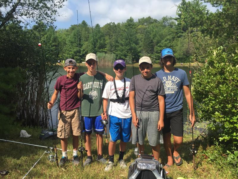 Left to right: Ben Costa, Matthew Carroll, Andrew Banno, Alex Eltom, and Luke Sylvia. BY ANGIE HILSMAN