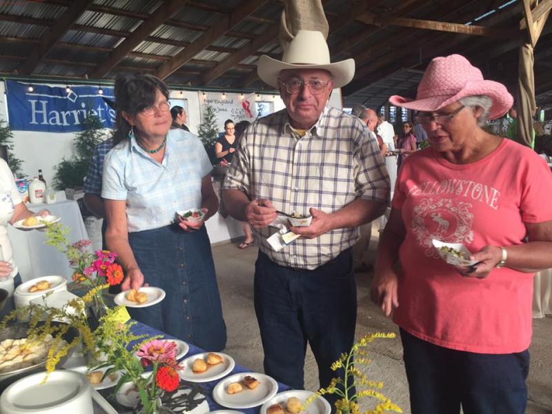 Joyce Anderson, Dave Silveira, and Amy Silveira won tickets to this year's Barn Bash. BY ANGIE HILSMAN