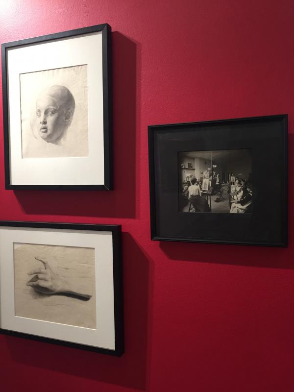 Tarentino said that picking the perfect shade of red for the museum-quality exhibit took two hours. BY ANGIE HILSMAN