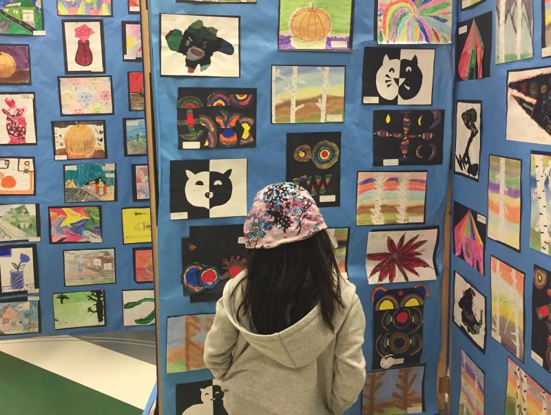 Artwork from all public schools was represented at the town's ninth annual art show. BY ANGIE HILSMAN