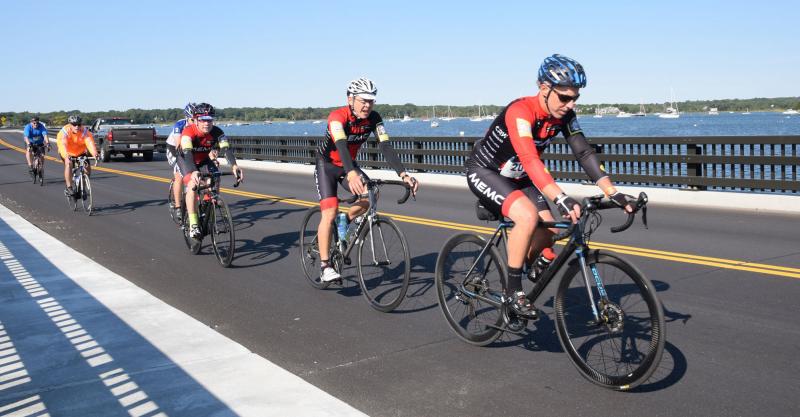 Cyclists pedal through Dartmouth during Buzzards Bay Watershed Ride ...