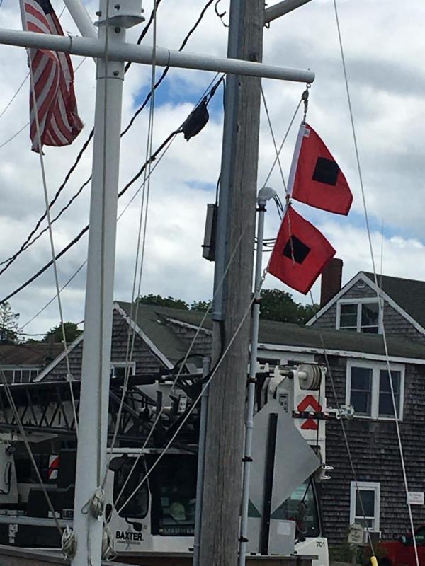HIGH TIDE SAIL WEDNESDAY MORNING. FLAG REMOVED FOR STORM WINDS 