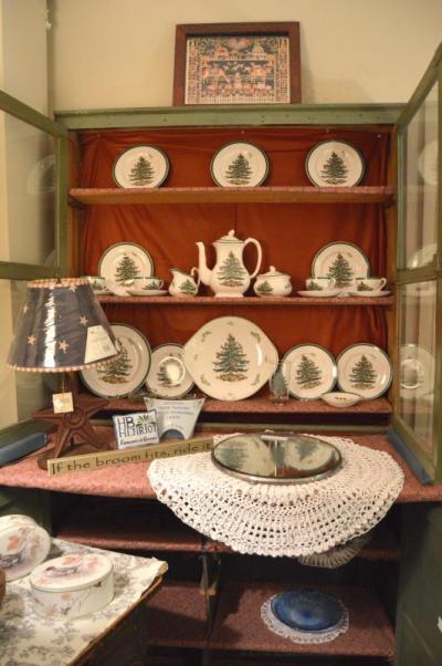 The bulk of the antiques found at Davoll's are in the house behind the main building. Raymond Davoll lived in the house with his wife and four children when he owned the shop. BY SETH THOMAS