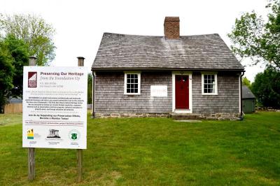 The front of the Akin House located on 762 Dartmouth St. The house has entered its third phase of restorations following approval at the Spring Annual Town Meeting. BY SETH THOMAS