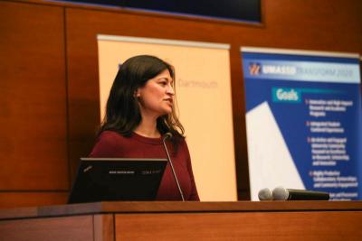 Assistant Attorney General Anita Maietta discussed statewide efforts to address the opioid epidemic. BY LAUREN ZAKNOUN