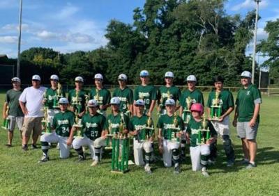 The Dartmouth 15U team poses after winning the Steele tournament for the third time in a row on Sunday