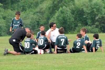Dartmouth, MA news - Fernandes in his role as soccer coach. Photo courtesy: Mike Fernandes