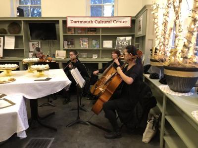 The old library – now a cultural space – was decorated to the nines for the event. Photo courtesy: Dartmouth Cultural Center