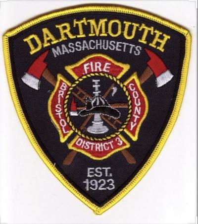 The Dartmouth Fire Department District 3 badge. Courtesy: Dartmouth Fire District 3
