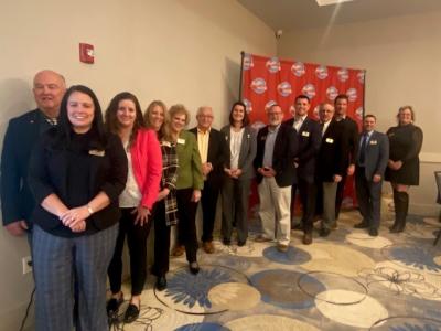 Board Members 2023: Krystal Hilton/Morton Hospital, Wilfred Duphily, Julie Kennedy/Old Colony YMCA, Laurie Driscoll/SEED Corp., Linda Corey/North Easton Savings Bank, Itamar Chalif/Rockland Trust, Torie Sylvia/Taunton Federal Credit Union, Patrick Gaughan/Mechanics Cooperative, Brendon Elliot/Cornerstone Financial Group, Denis Lilla/Jack Conway, Timothy Malinosky/Boston Tavern Middleboro, Peter Maffeo/Lorenzo’s Italian Restaurant, Kira Watkins/T.M Ryder Insurance (not pictured: Matt Dyer/Bluestone Bank and Valerie Glynn/Cranberry Country Chamber) Cranberry Country Chamber