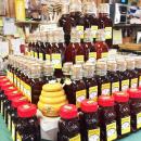 Local honey for sale at Alderbrook Farm