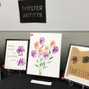 Also up for live auction: Artwork made by the shelter animals themselves.