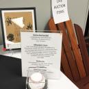 Among the items up for live auction at the gala was this baseball autographed by Red Sox player Andrew Benintendi.
