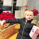 Brooke Sylvia, 5, helps herself to a stuffed toy at Milbury.