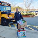 Chief Levesque stopped by to donate toys as well. Photo courtesy: Dartmouth Police Department - Dartmouth, MA news