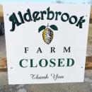 Dartmouth, MA news - A sign let visitors know that the farm stand was closed