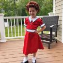 Dartmouth Week - Dartmouth, MA news - Eight-year-old Addison LaBelle, second grader at DeMello School,as Annie. Photo courtesy: Jennifer Benevides
