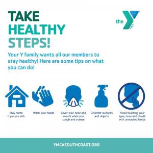 Dartmouth Week - Dartmouth, MA news - A YMCA graphic urges members to take precautions