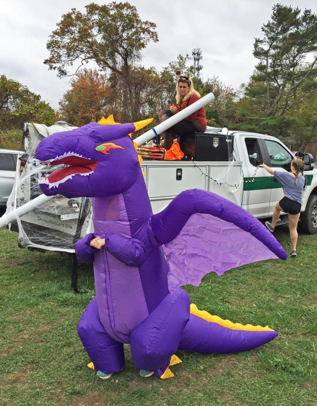 A stray dragon wandered the field. Dartmouth Week - Dartmouth, MA news - A stray dragon wandered the field.