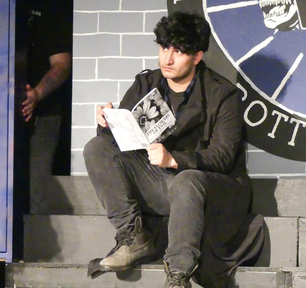 Philip Pontes, as “Jason ‘JD’ Dean,” when his character is introduced on stage.