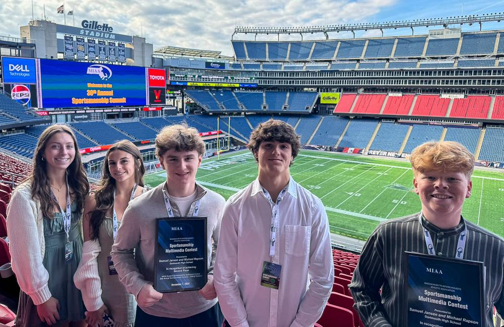 The Massachusetts Interscholastic Athletic Association’s awards ceremony was held at Gillette Stadium. Source: Robert Perrotti