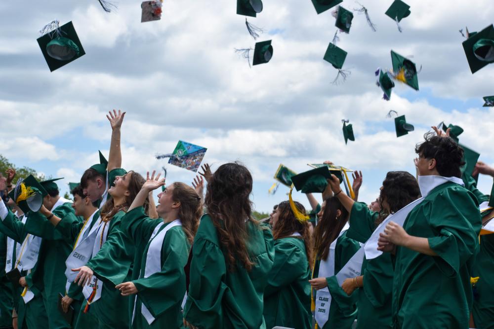 Over 230 graduate from Dartmouth High School Sunday, June 1 at Dartmouth Memorial Stadium. Photos by Leighah Beausoleil
