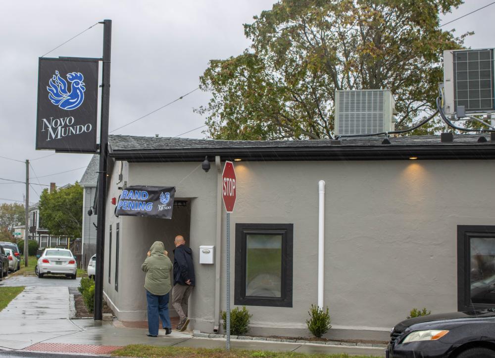 Novo Mundo opened in Dartmouth on Friday, Oct. 10. Photos by Abby Van Selous Outside Novo Mundo