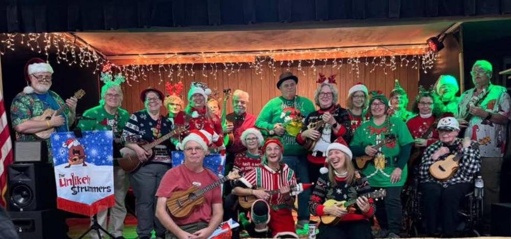 A Grange Christmas concert. Source: Dartmouth Grange 162. 