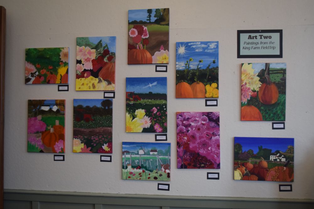 The Art II pieces from King Farm. Photos by Kat Sheridan