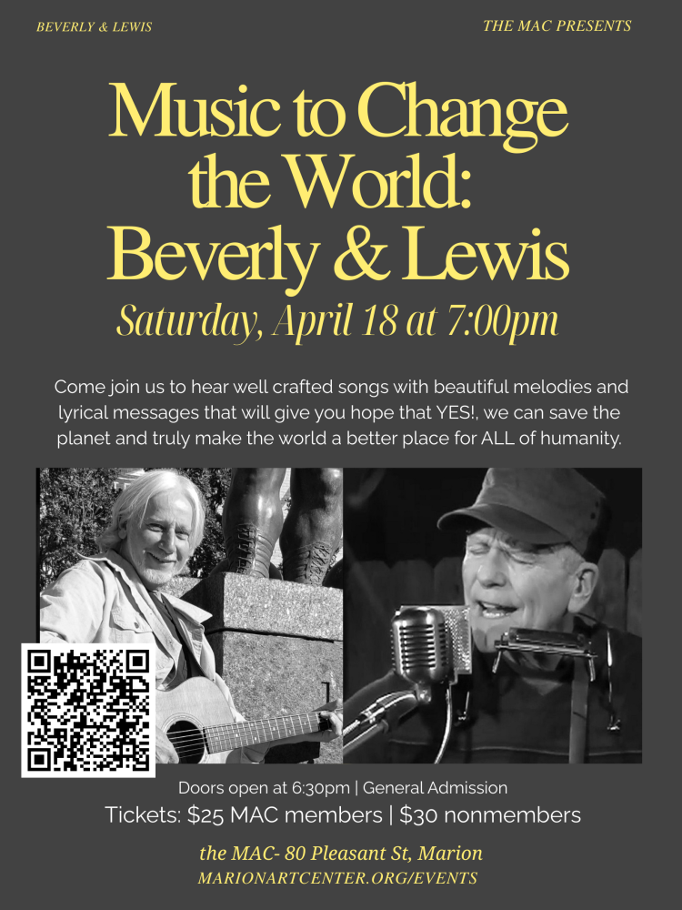 A poster of Carl Beverly and Richard D. Lewis