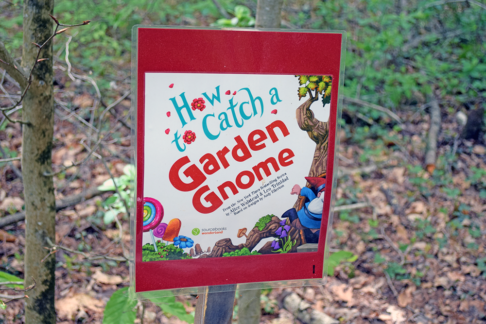 The title of the story book walk. 