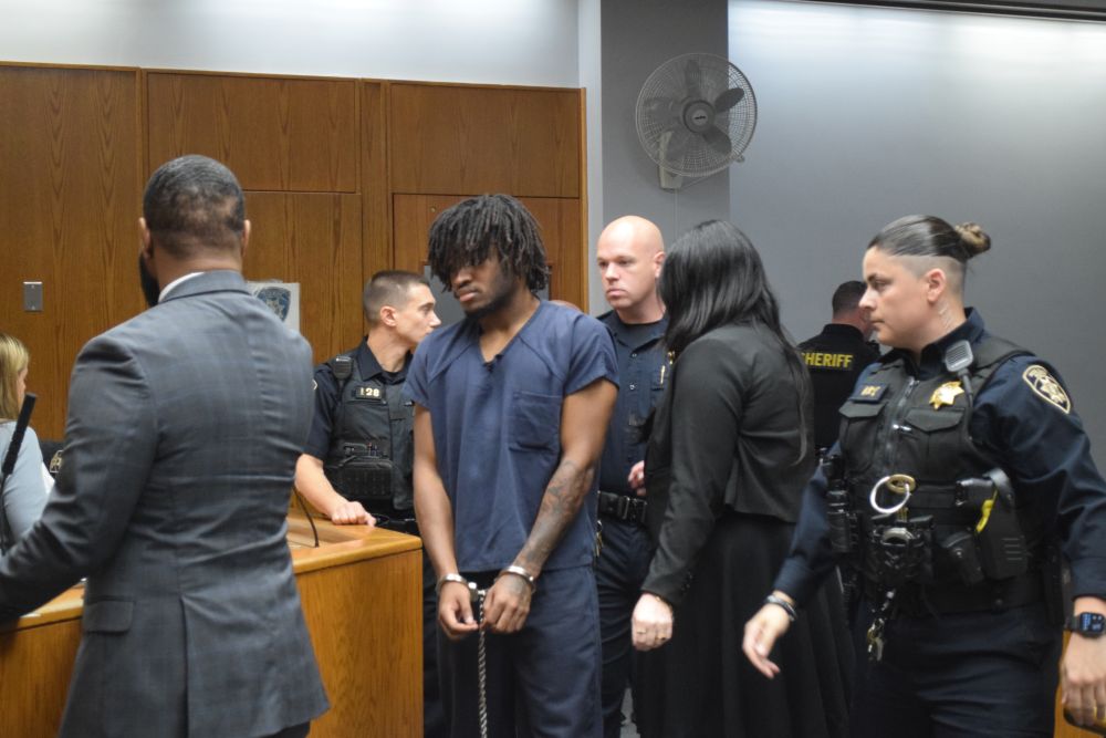 Chukwunonso David Uzeoma-Eze at the Providence court. Photo by Kat Sheridan