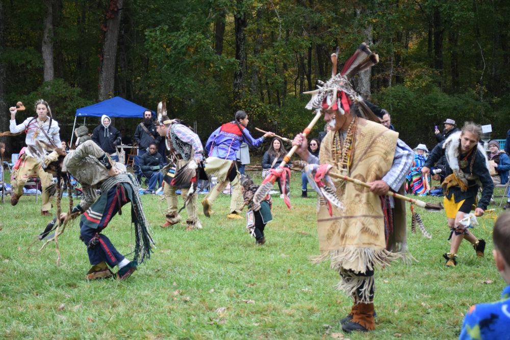 Wamponoag and other tribal dancers perform at the powwow. Photos by Kat Sheridan