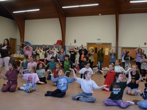 The kids pose at the end of Arabian Nights. Photos by Kat Sheridan
