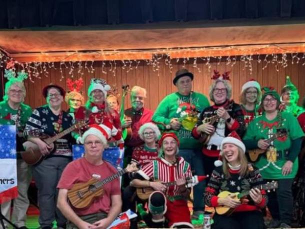 A Grange Christmas concert. Source: Dartmouth Grange 162. 