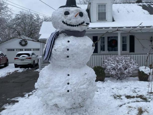 A gigantic snowman. Source: Kerry Ann