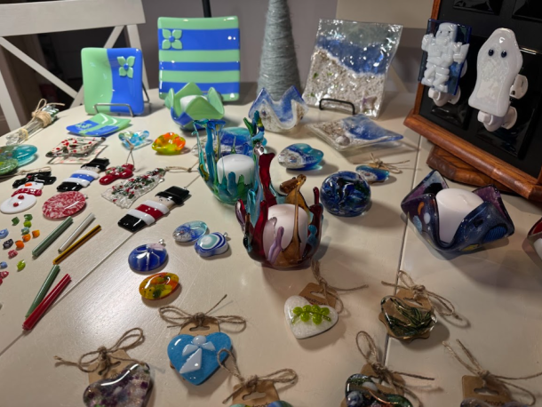 Some of Hopp's art. Photos by Kat Sheridan