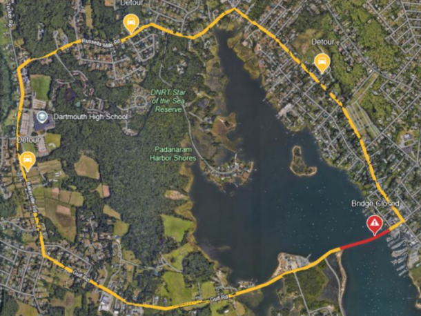 Padanaram Bridge. Source: Town of Dartmouth