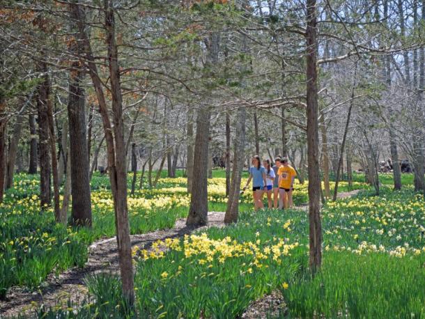 Guests of all ages enjoy wandering the paths. Photos by Kat Sheridan