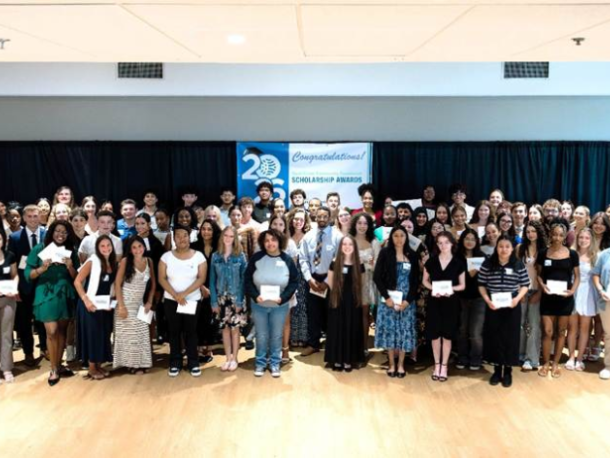 All of the 124 winning students. Source: Patti Rego