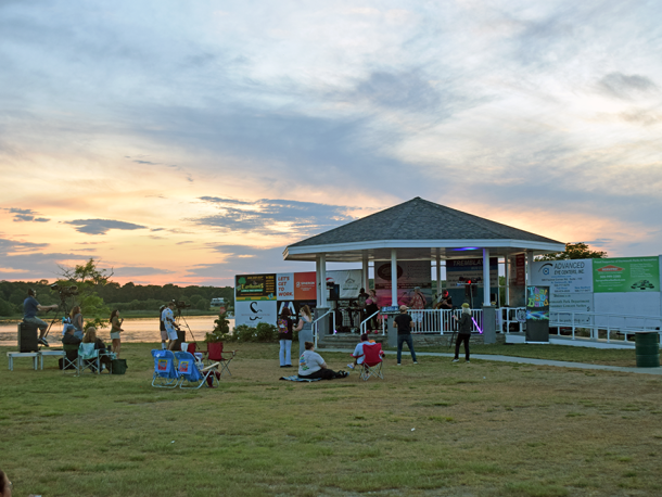 "That 80s Band" kicked off the Summer Concert Series. Photos by Kat Sheridan