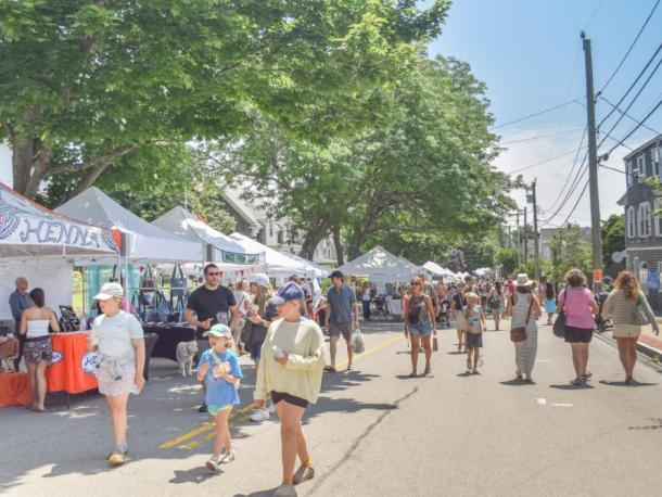 Hundreds gathered to explore the festival. Photos by Kat Sheridan