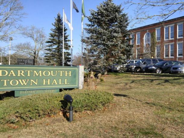 Town hall stock photo. 