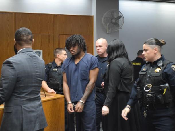 Chukwunonso David Uzeoma-Eze at the Providence court. Photo by Kat Sheridan
