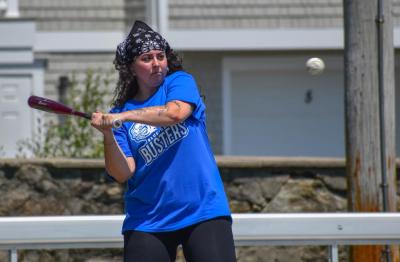 Kendall Colclough at bat.